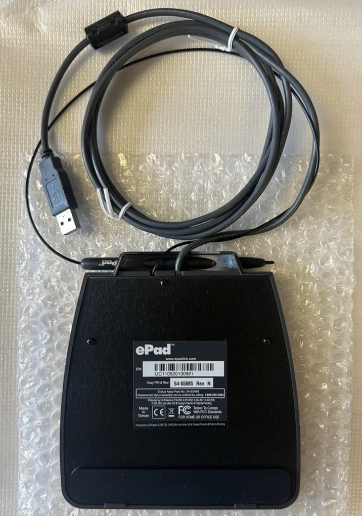 NUOVO ePadLink ePad USB VP9801 dispositivo di acquisizione firma elettronica - nuovo con scatola foto 5