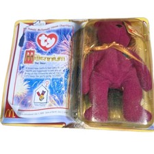 McDonald's Millennium Bear ty Beanie Baby Original Package 2000 
