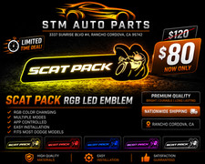 Rgb Led Scat Pack Style Grille Emblem Badge Compatible With Dodge Charger Rgb Led Scat Pack Style Grille Emblem Badge Compatible With Dodge Charger