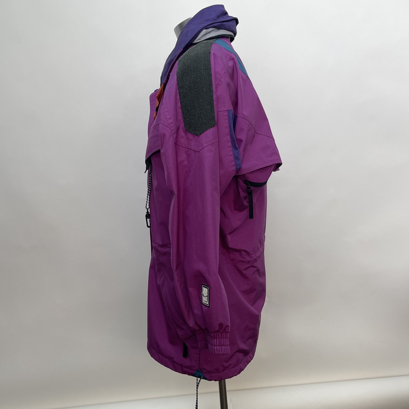 Helly Hansen Equipe Jacket Medium Purple Red Gray… - image 4