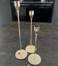 Gold Candlesticks 3 Sizes 30 In Total