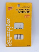 Vintage Sewing Bee Talon Self Threading Hand Sewing Needles 7ct Partial Pack