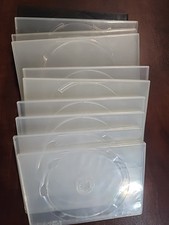 Lot 10 Empty Blank Slim Size Multi Slots DVD Replacement Case