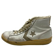 CONVERSE USA Vintage PRO LEATHER HI High Cut SNEAKERS Off White 9 Used LIFE-0