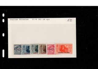 BH GOLDPATH: ITALIAN COLONIES STAMP CAT VALUE $5 BHS_001_131_15