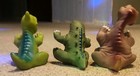 Spike Puppet Vintage 1988 Pizza Hut Land Before Time Hand Puppets Lot Ducky Spike ...