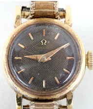 Vintage Omega 18k Gold Ladies watch 244 Working