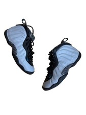 Nike Little Posite One GS "Graffiti" Wolf Grey Blue 644791-009 Size 6y