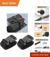 Weather-resistant Battery Box Strap - 2 Pcs Adjustable Hold Down For Cars Rvs