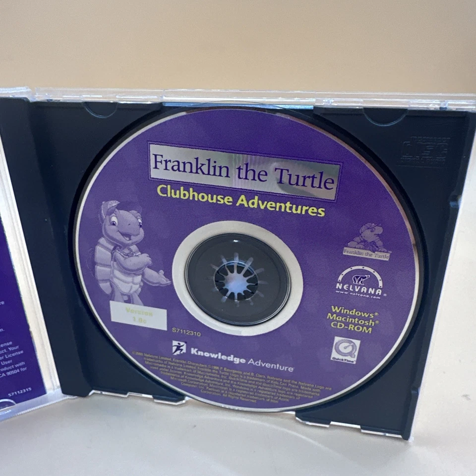 PC Game Franklin The Turtle Clubhouse Adventures Windows 95/98/NT/XP, MAC CD-ROM - Image 4 of 4