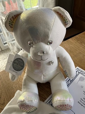 Build a Bear& Swarovski Bär Sondereddition Rainbow NEU