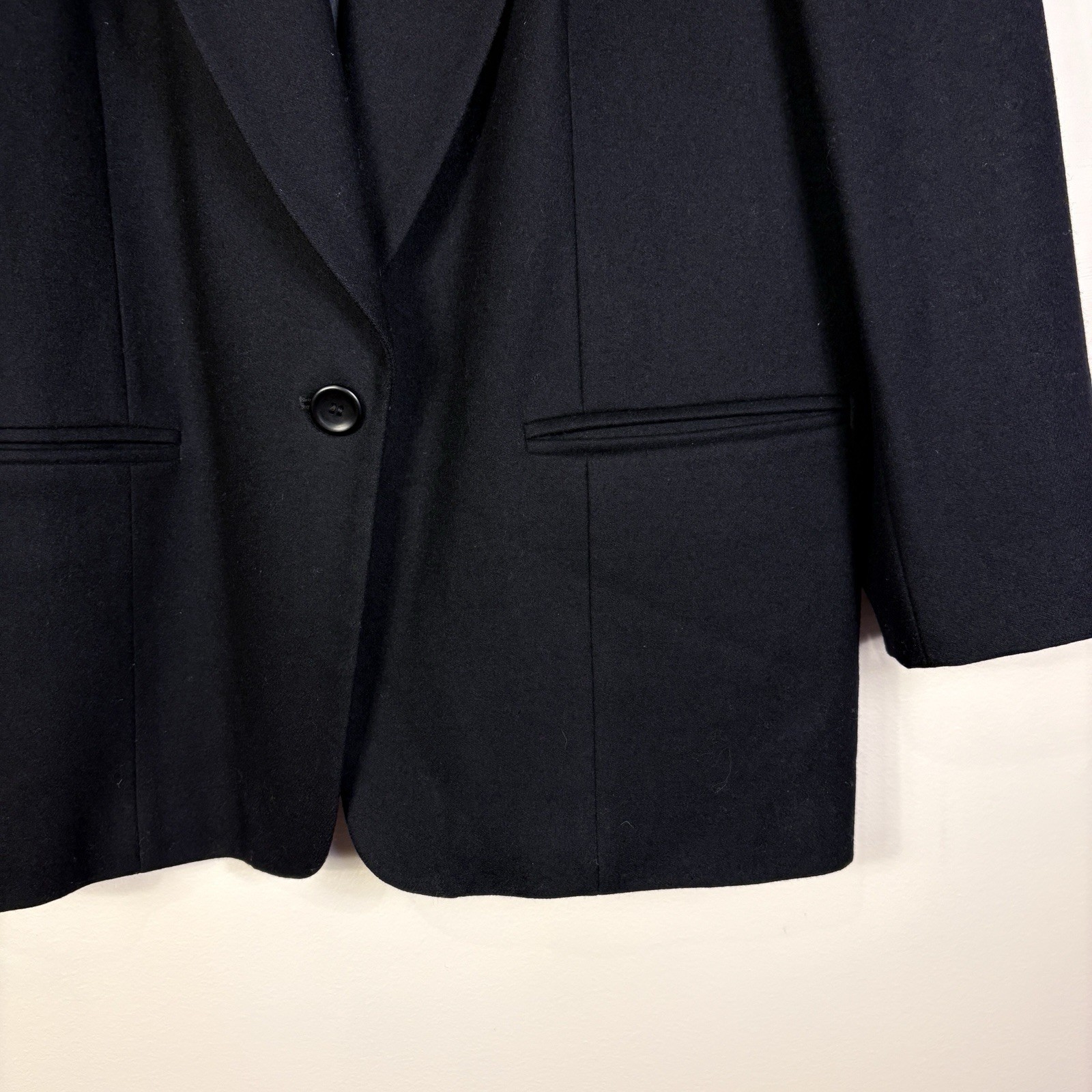 Pendleton Black 100% Wool Blazer Single Button Wo… - image 4