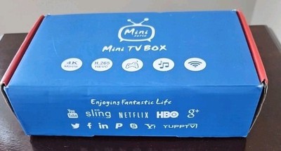 Mini M8S Pro Smart Mini TV Box With Remote Brand New 4K /HDR10 /HEVC /GPU /CPU