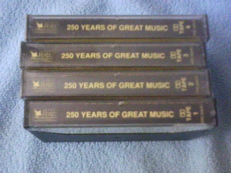 250 YEARS OF GREAT MUSIC:   FROM BACK TO BERENSTEIN   4 cassette's, please read! - Image 2 of 3