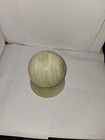 Polished Green/White Striped Stone Sphere Ball w/ Matching Base Stand — photo 2
