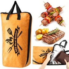 BBQ Blanket for Resting Meat, 22 in Smoker Meat Blanket, Brown