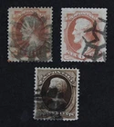 CKStamps: US Stamps Collection Scott#157 159 2c 6c Used