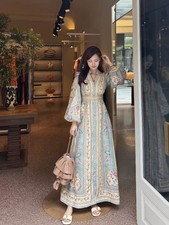 Zimmermann 2026 Resort Tapestry Print Waisted Maxi Dress