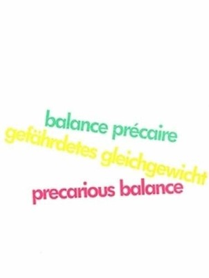 gefährdetes gleichgewicht /Balance précaire /precarious Buch Richter & Fey