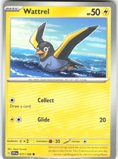 Wattrel 077/198 Scarlet & Violet SVI NM Pokemon Card TCG