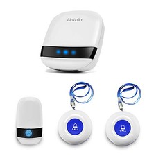 LIOTOIN Wireless Caregiver Pager Elderly Alarm Call Button Personal Alarms Call