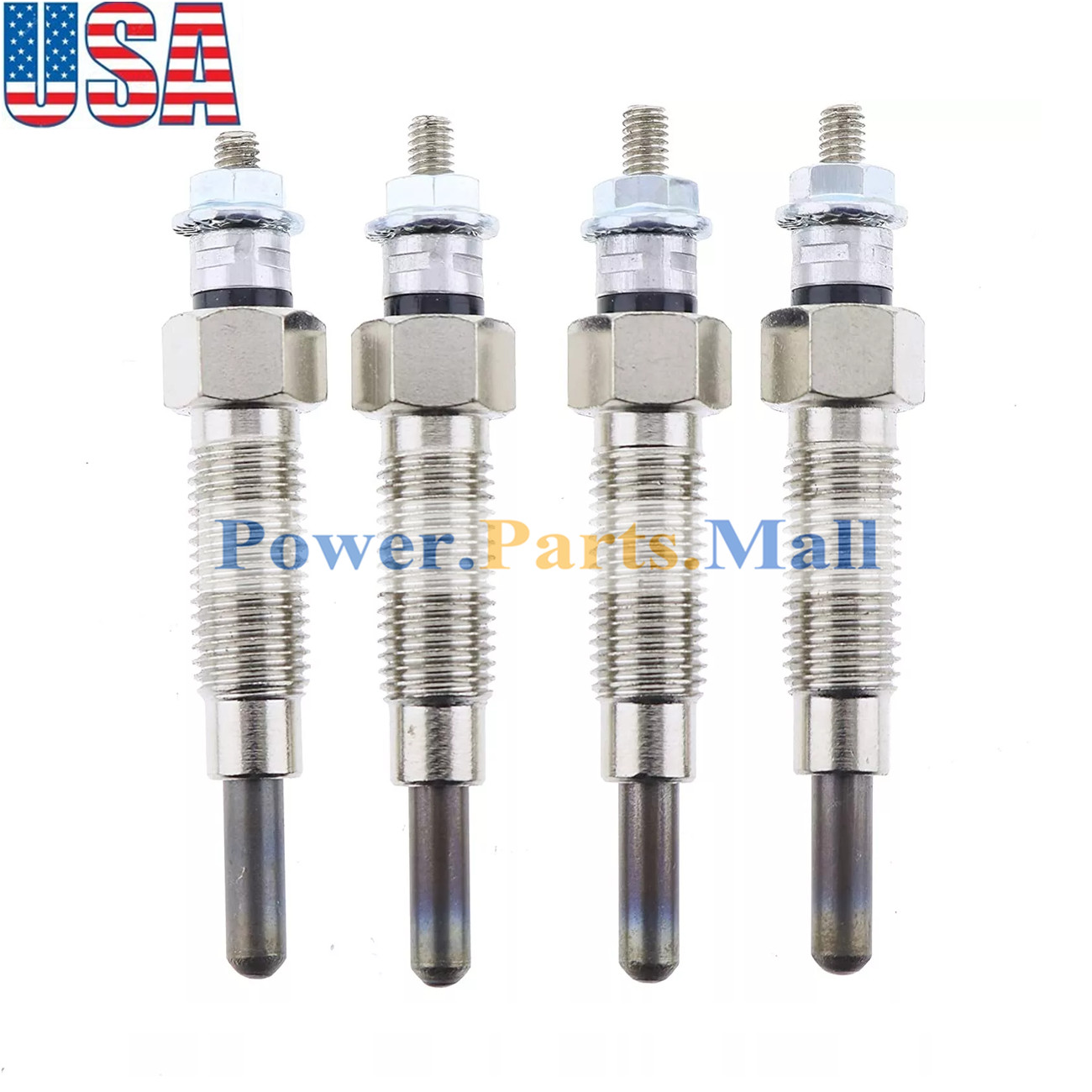 New 4 pcs Glow Plug 15806-65510 for Bobcat Kubota KX101 KX151 KX151H Excavator