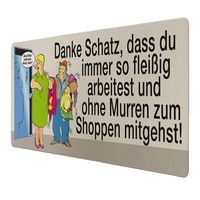 Danke Schatz! Schreibtischunterlage 89X40Cm XXL Mauspad