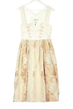 SCHATZI Dirndl Damen Trachtenmode Gr. DE 36 wollweiß-blassgelb Elegant