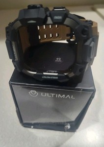 ULTIMAL Shield Protect Rugged Case Band for Apple Watch Series 10 46mm Black