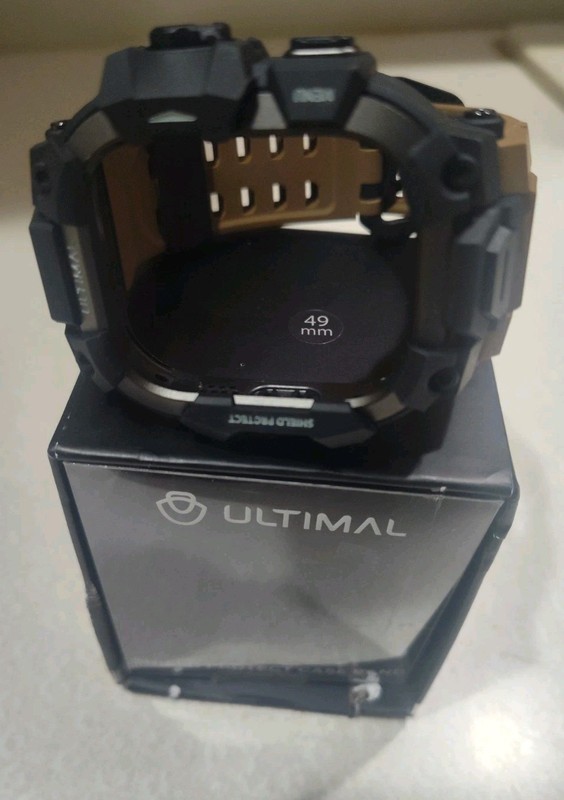 ULTIMAL Shield Protect Rugged Case Band for Apple Watch Series 10 46mm Black