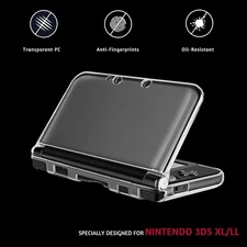Transparent Case Clear Hard Cover Shell For Old Nintendo 3DS XL 3DS LL Console