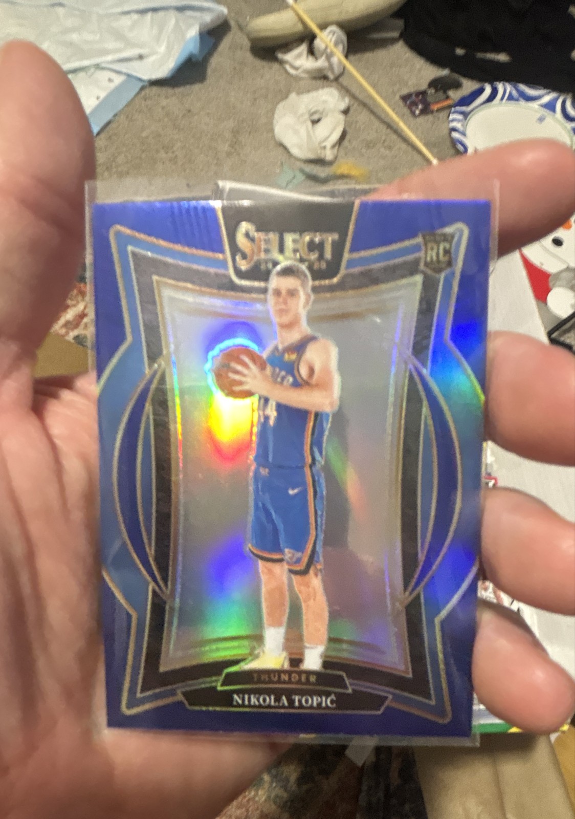 2024-25 Panini Select - Concourse Nikola Topic #89 Blue Prizm (RC)