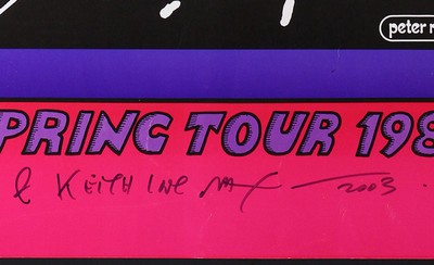 1988 GRATEFUL DEAD Spring Tour Poster Hand Signed Autographed by