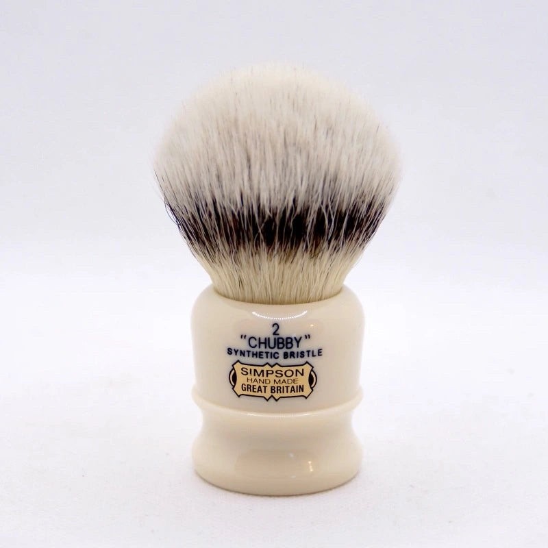 Chubby 2 Simpson brosse de rasage en pur poil pour mousse dense