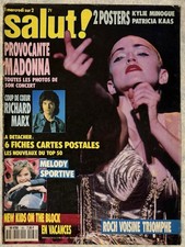 MADONNA Magazin Blond Ambition Tour Salut France 1990 Melodie Richard Marx NKOTB