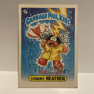 #ad 1985 Topps Garbage Pail Kids Stormy Heather 7a $11.00