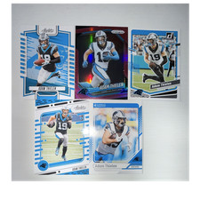 Adam Thielen Carolina Panthers 5 Card NFL Lot | Panini Pink Prizm, Donruss