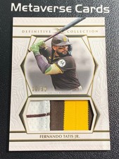 2025 Topps Definitive Collection Fernando Tatis Jr. Jumbo Relic Patch 08/50