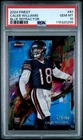 2024 Topps Finest - Caleb Williams #61 Blue Refractor /200 RC PSA 10 Pop 10 SP