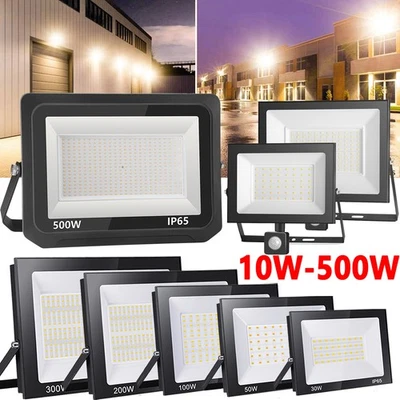 ROYANA Foco LED Exterior Inundador 10W-500W con Detector de Movimiento 230V IP65 Faro
