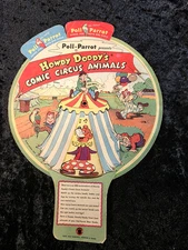 Howdy Doody Comic Circus Animals Vintage Toy 1954 Poll Parrot Shoes Advertising