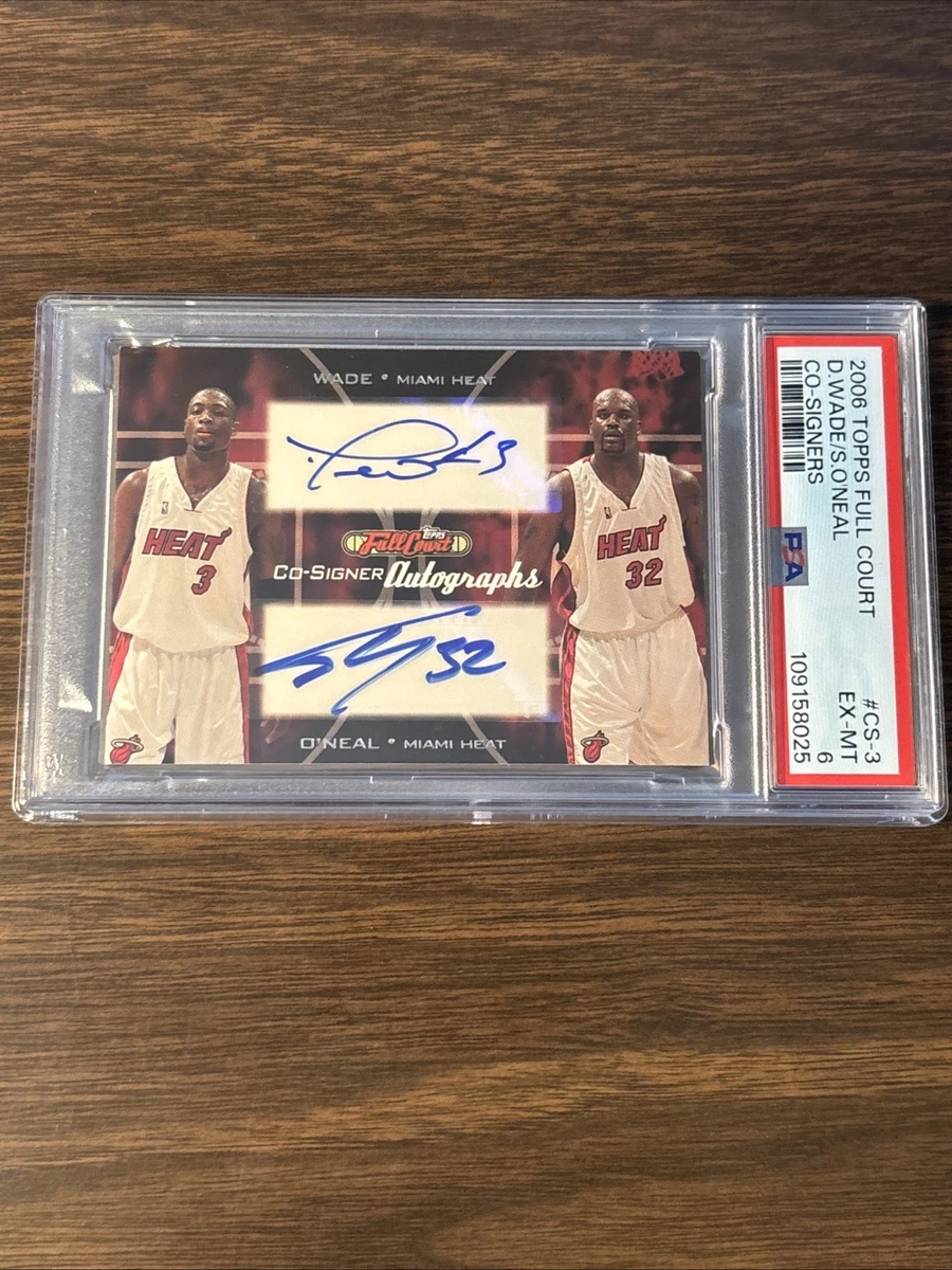 Topps Dwyane Wade Basketball Autographed Sports Trading Cards