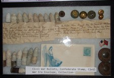 Original Civil War Bullets Relics Collection