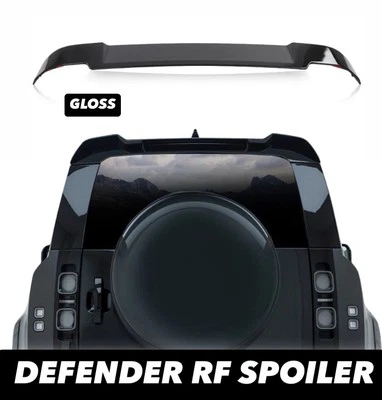 STM LAND ROVER DEFENDER REAR ROOF WING SPOILER 90 110 130 L663 GLOSS BLACK ABS