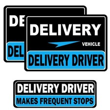 Delivery Driver Car Magnet Reflective Strong Magnetic for Vehicle Doors