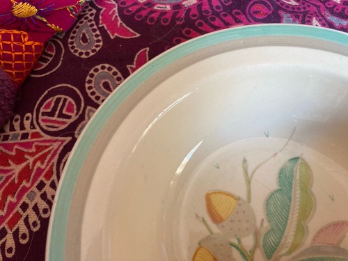 Susie Cooper Acorns Art Deco Dessert Bowl - Picture 4 of 10