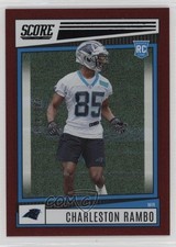 2022 Score Rookies Red Dots 446/499 Charleston Rambo #398 2s2