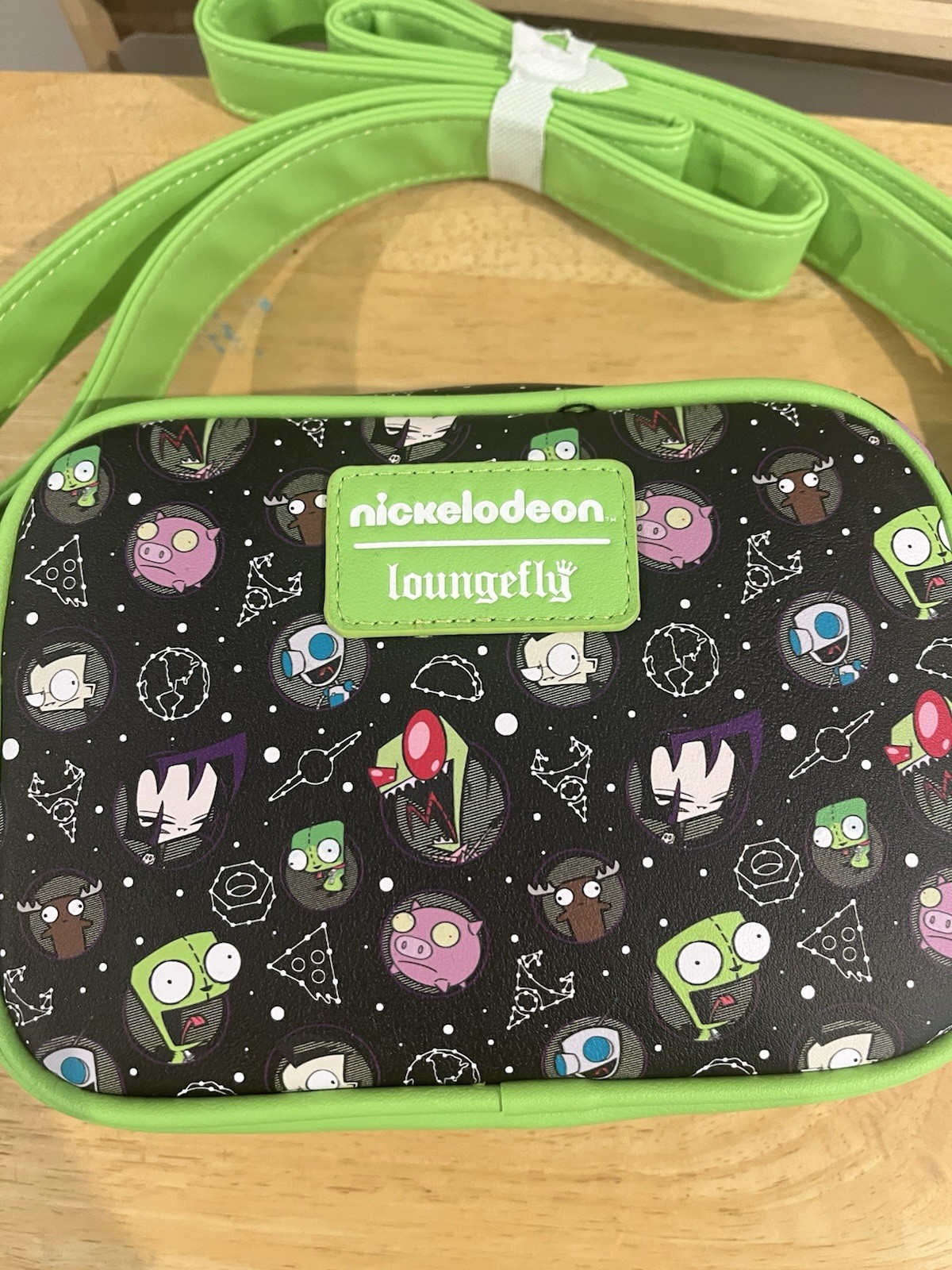 Loungefly Invader Zim GIR & Pig Crossbody Bag Purse Hot Topic Nickelodeon