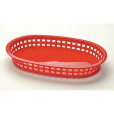 TABLECRAFT, TABLECRAFT BASKET PLASTIC RED 1-3 DOZEN, Manufacturer Part Number: