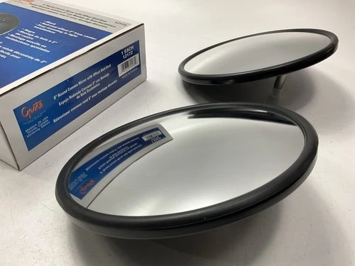 (2) Grote 12172 8" Round Convex Mirror With Offset Ball Stud